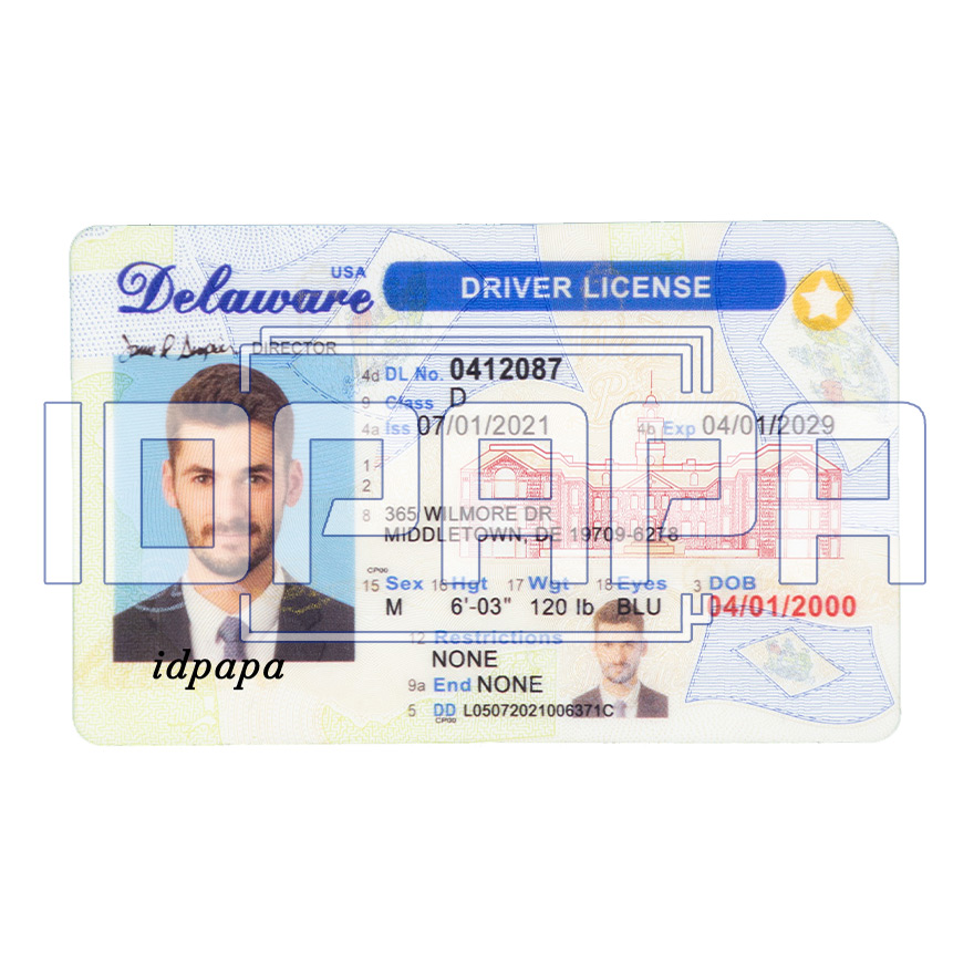 Delaware Scannable Card