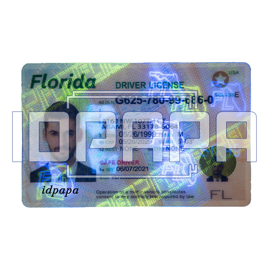 Florida Scannable Card