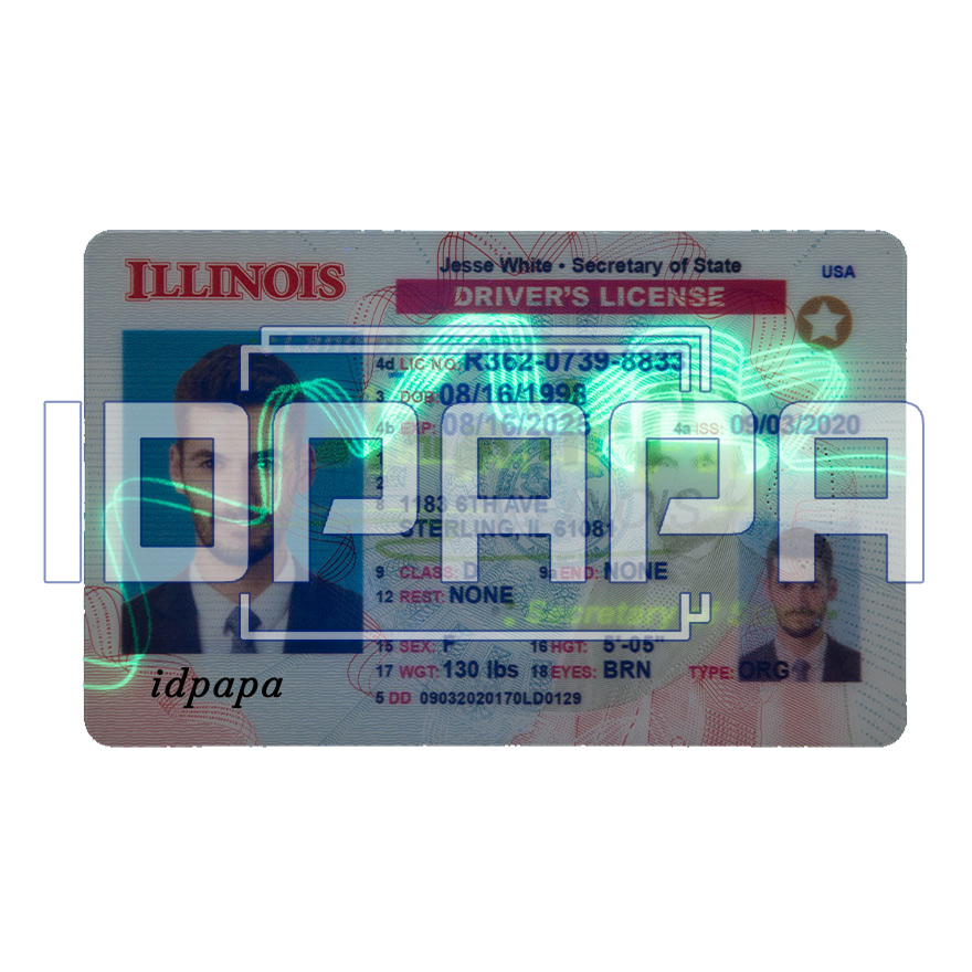 Illinois Scannable Card