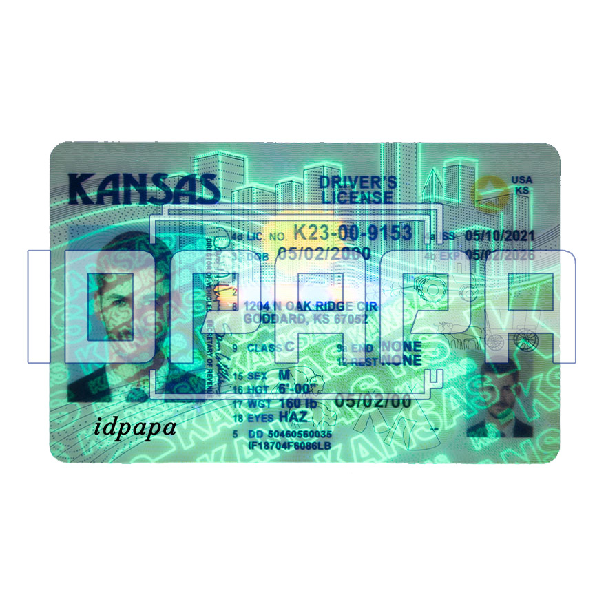 Kansas Scannable Card