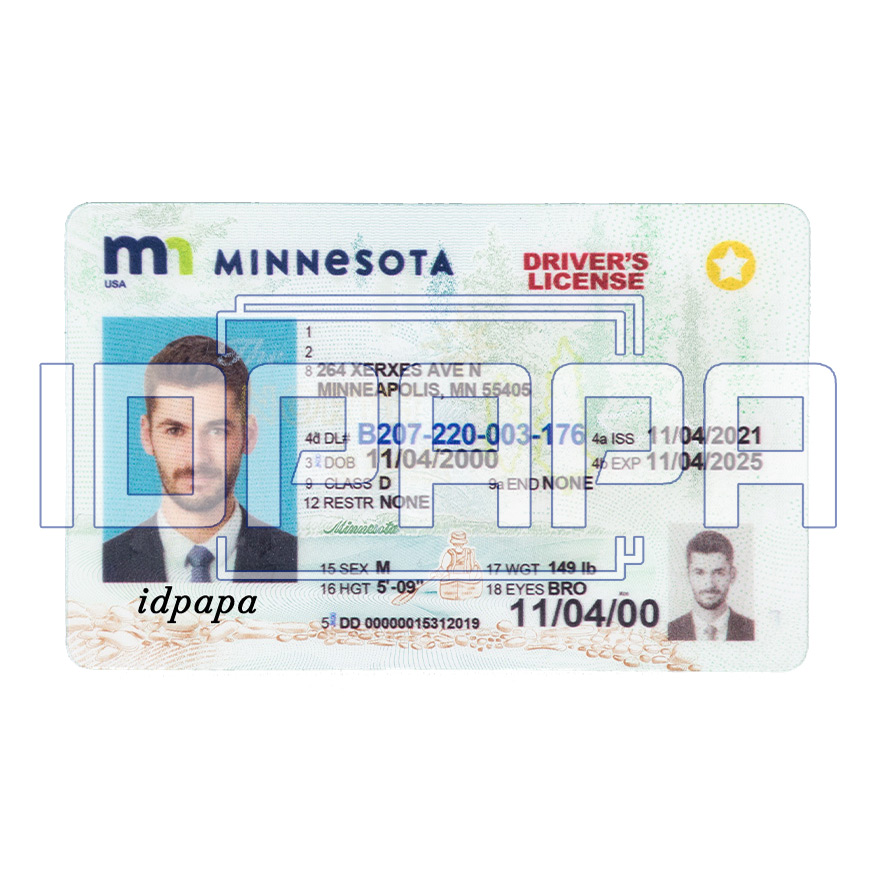 Minnesota Scannable Card