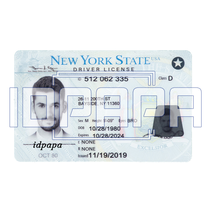 New York Scannable Card