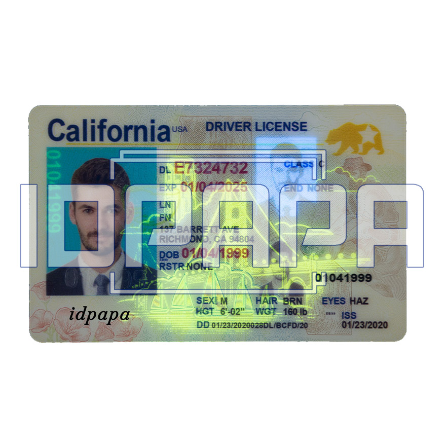 California Scannable Card