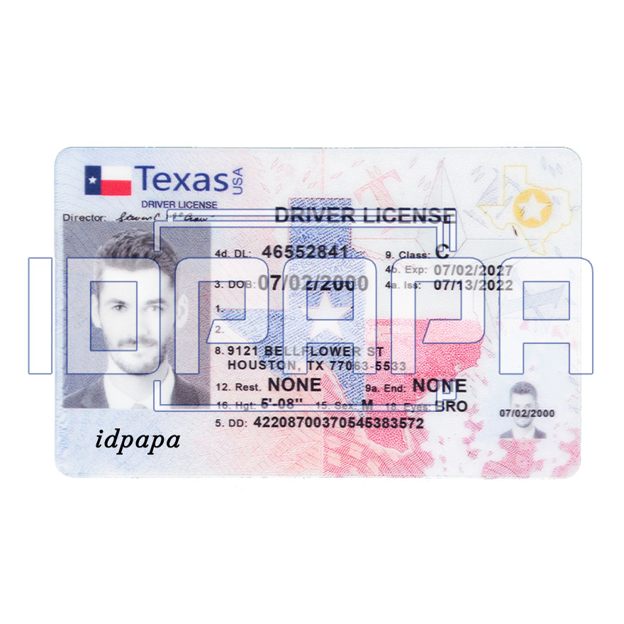 Texas Scannable Card