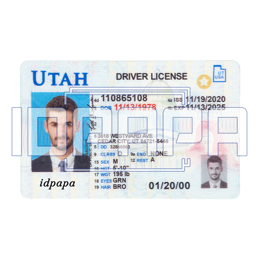 Utah Scannable Card